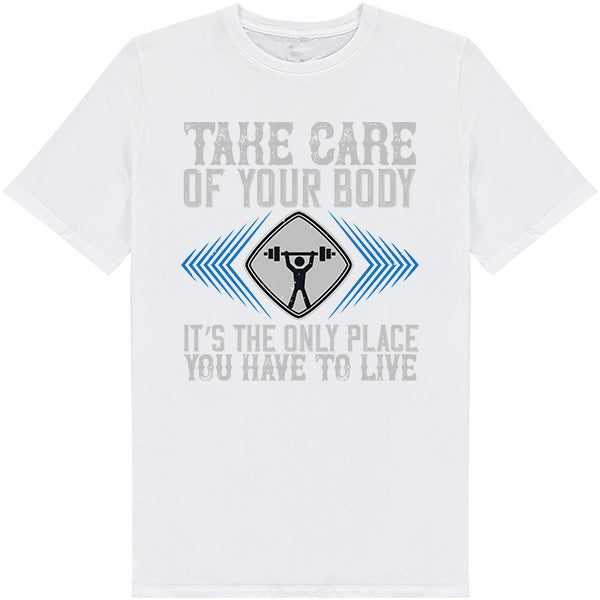 Unisex Fitness T-Shirt - Take Care Of Your Body | Equestrian