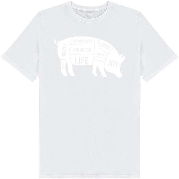 Unisex Vegan Vibes T-Shirt | Equestrian Compassion & Joy