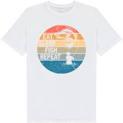 Eat Sleep Fish Repeat T-Shirt | Perfect for Fishing Fans