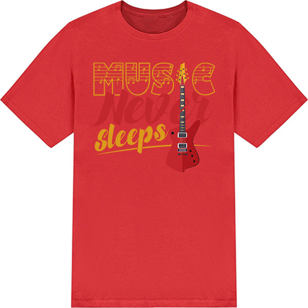 Music Never Sleeps Unisex T-Shirt | Ideal for Music Lovers