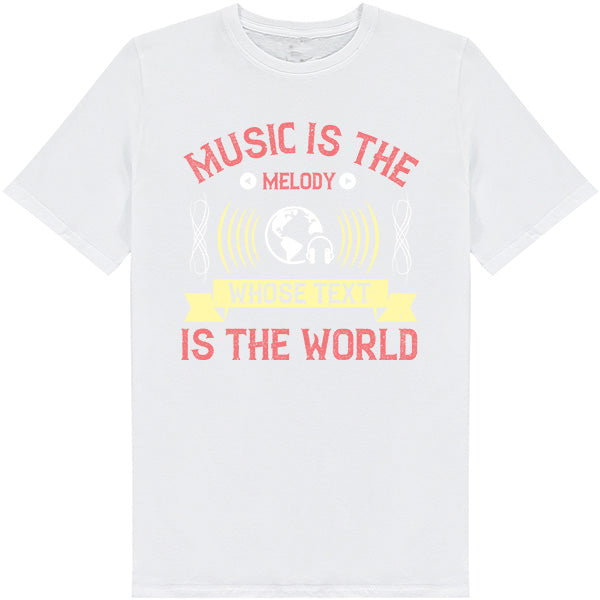 "Music Is The Melody" Unisex T-Shirt | Ideal for Music Lovers