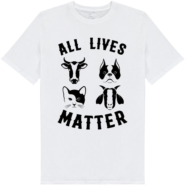 All Lives Matter Unisex T-Shirt - Embrace Vegan Vibes