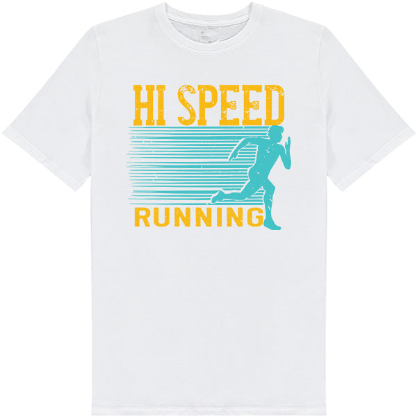 High-Speed Running Unisex T-Shirt | Equestrian Runner's Edition