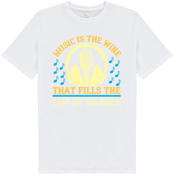 "Music Is The Wine" Unisex T-Shirt | Ideal for Music Lovers