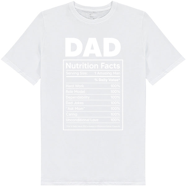 Dad Nutrition Facts T-Shirt | Unisex | Equestrian Apparel