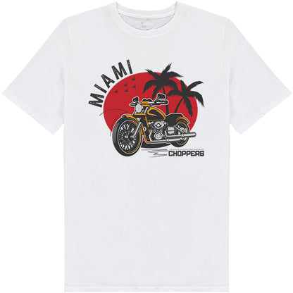 Miami Choppers Unisex T-Shirt | Ideal for Motorbike Fans