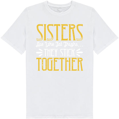 Sisters Are Like Fat Thighs T-Shirt | Perfect Sister Gift