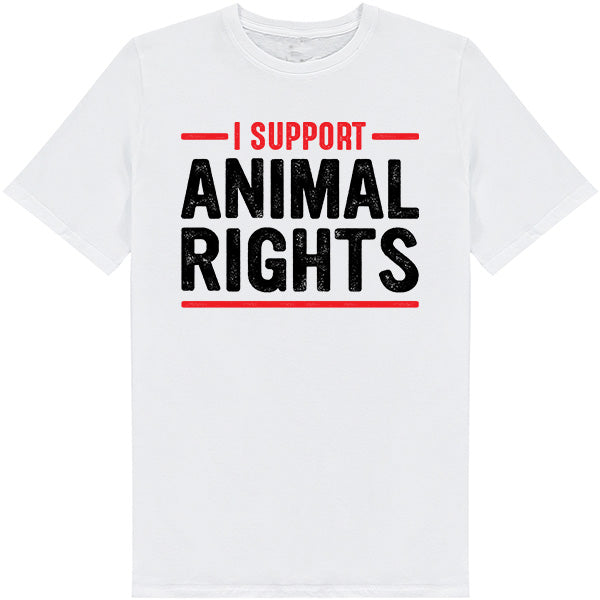 I Support Animal Rights T-Shirt | Vegan Vibes Collection