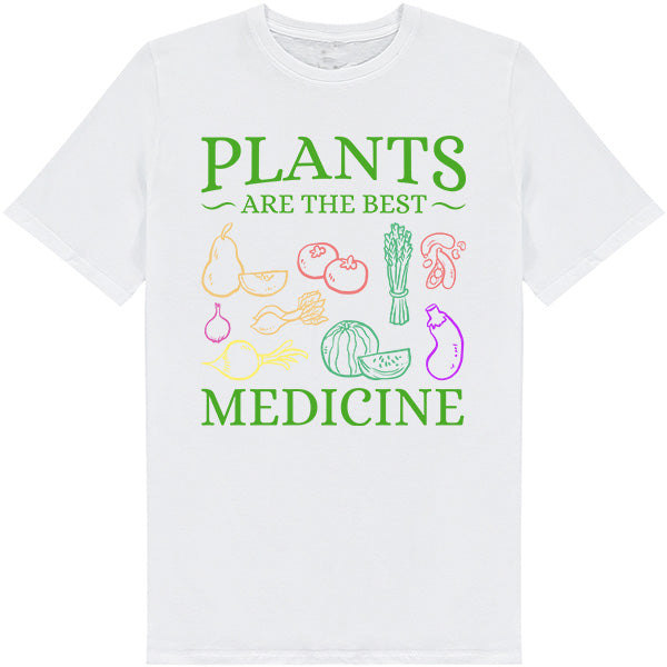 "Plants Are The Best Medicine" Vegan T-Shirt | Unisex Equestrian