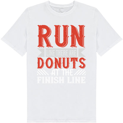 Run Like There Are Donuts T-Shirt | Unisex Runner's Tee