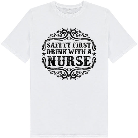 Safety First Nurse T-Shirt | Unisex Equestrian Apparel