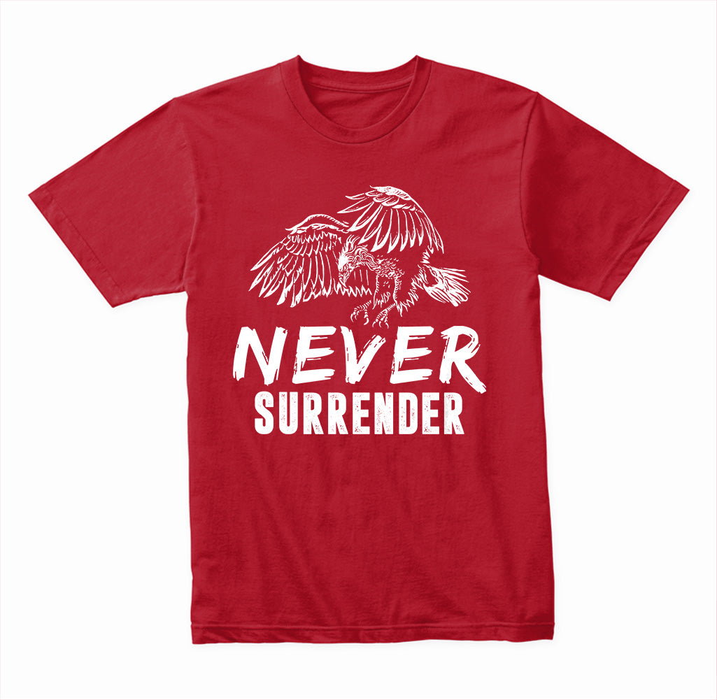 Never Surrender Unisex T-Shirt | Motivational Equestrian Wear