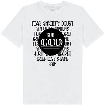 "But God" Unisex T-Shirt | Christian Equestrian Apparel