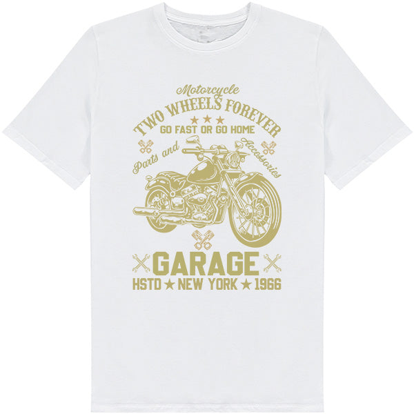 Motorcycle Two Wheels Forever T-Shirt | Unisex | Go Fast