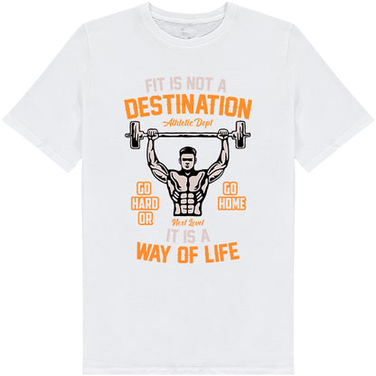 "Fit Is Not A Destination" Unisex T-Shirt | Gym & Equestrian