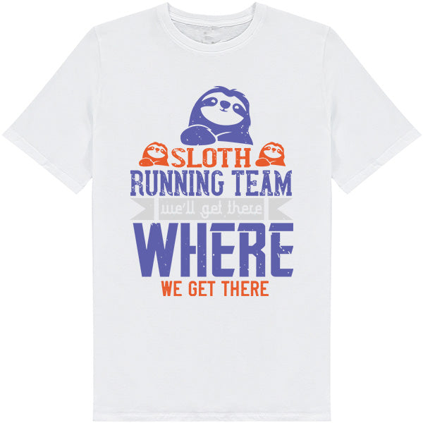 Sloth Running Team Unisex T-Shirt | Equestrian Edition