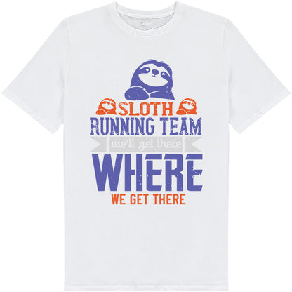 Sloth Running Team Unisex T-Shirt | Equestrian Edition