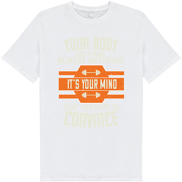 Unisex Fitness T-Shirt - 'Your Mind' Quote | Equestrian Apparel