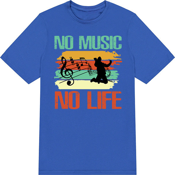 "No Music No Life" Unisex T-Shirt | Ideal for Music Lovers