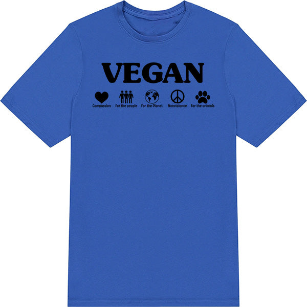 Vegan Compassion Unisex T-Shirt | Nonviolence & Vegan Vibes