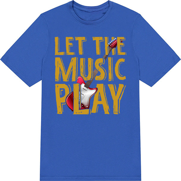 "Let The Music Play" Unisex T-Shirt | Ideal for Music Lovers