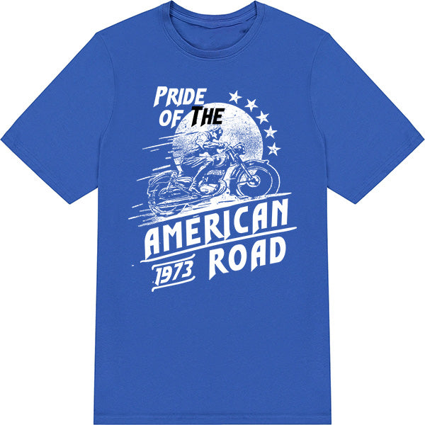 American 1973 Road Unisex T-Shirt | Motorcycle Enthusiast Tee