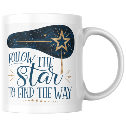 Shop the "Follow the Star" Christmas Mug - Double-Sided Festive Design