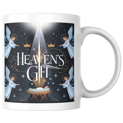 Shop the Exquisite Heaven's Gift Christmas Mug - Double-Sided Print for Festive Cheer