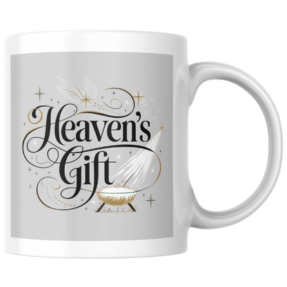 Shop the Exquisite Heaven's Gift Christmas Mug - Double-Sided Print for Festive Cheer