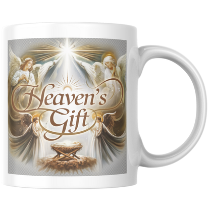 Shop the Exquisite Heaven's Gift Christmas Mug - Double-Sided Print for Festive Cheer