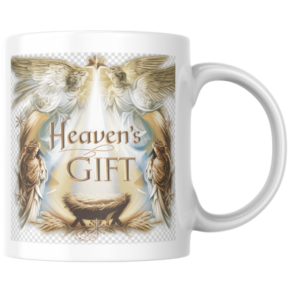 Shop the Exquisite Heaven's Gift Christmas Mug - Double-Sided Print for Festive Cheer