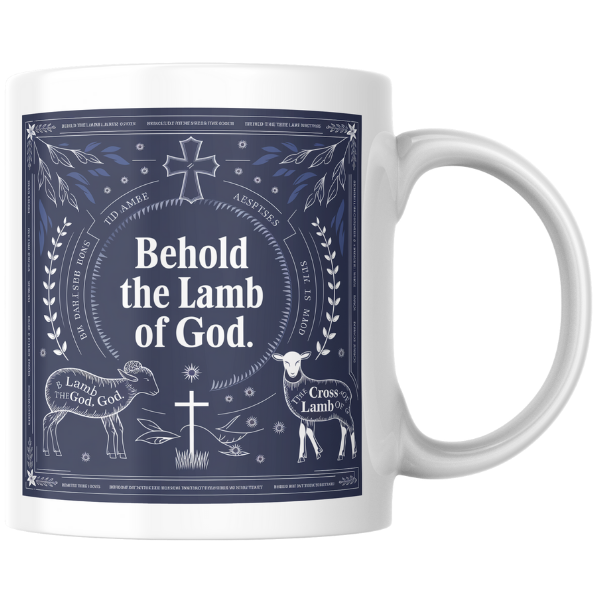 Shop the "Behold the Lamb of God" Christmas Mug - Double-Sided Print