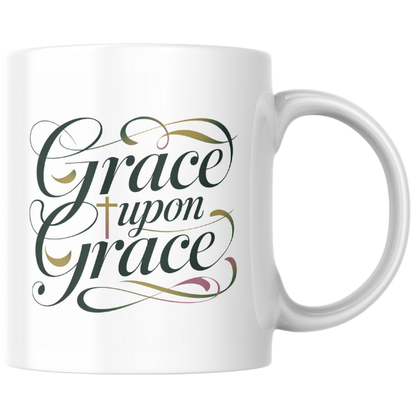 Shop the Grace Upon Grace Christmas Mug – Double-Sided Print for Festive Cheer