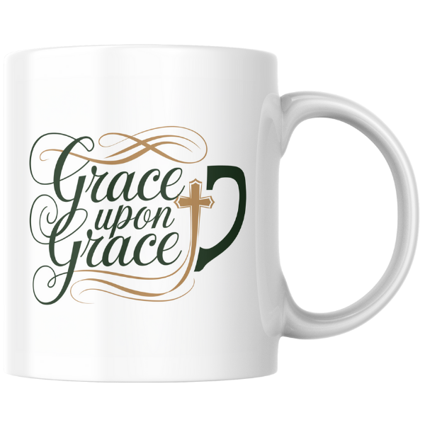 Shop the Grace Upon Grace Christmas Mug – Double-Sided Print for Festive Cheer