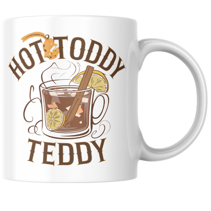 Shop Personalized Hot Toddy Teddy Christmas Mug - Double-Sided Print