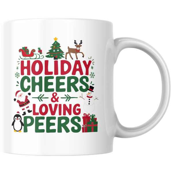 Shop Festive Family Christmas Mug - Double-Sided Print for Holiday Cheer