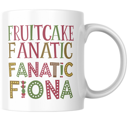 Shop the Personalized Christmas Mug for Fruitcake Enthusiasts - Double-Sided Print