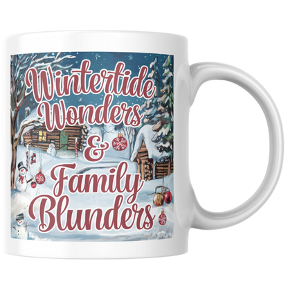 Shop the Wintertide Wonders & Family Blunders Christmas Mug - Double-Sided Print for Festive Cheer