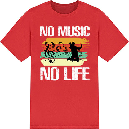 "No Music No Life V" Unisex T-Shirt | Ideal for Music Lovers