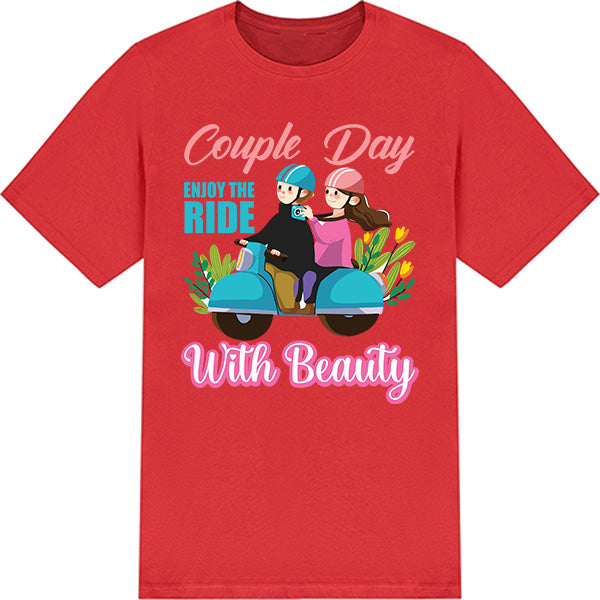 "Enjoy the Ride" Unisex T-Shirt for Couples - Equestrian Style