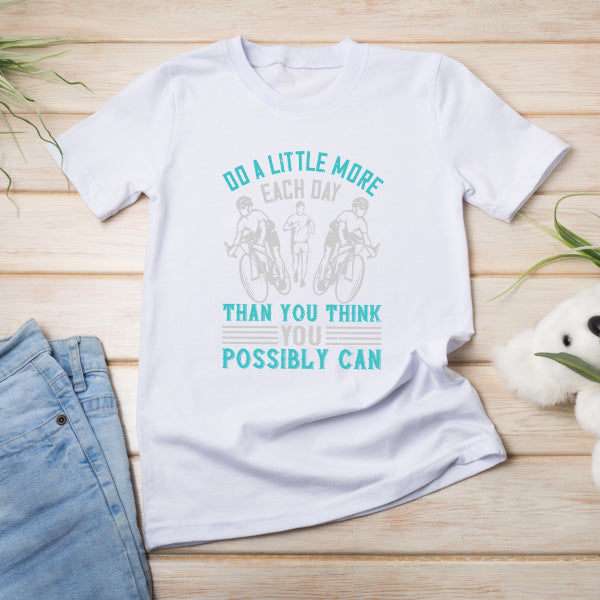 Unisex Runner's T-Shirt - 'Do A Little More' | Equestrian Shop