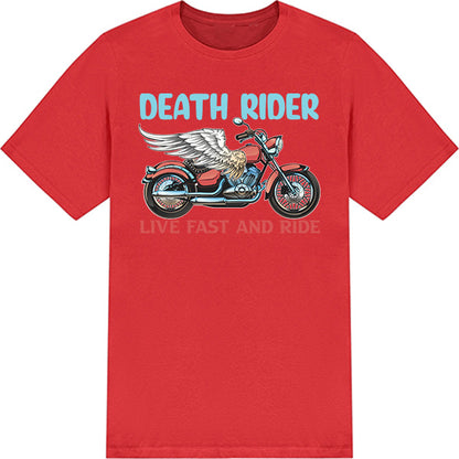 Death Rider Live Fast T-Shirt | Unisex Motorcycle Apparel