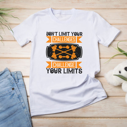 Challenge Your Limits Unisex T-Shirt | Fitness Focus Collection