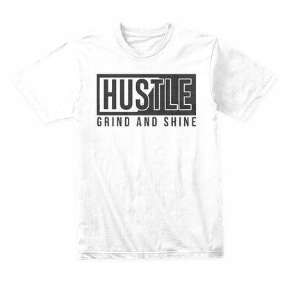 Hustle Grind Shine Unisex T-Shirt | Motivational Equestrian Tee