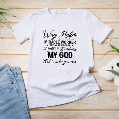 Way Maker Miracle Worker T-Shirt | Christian Equestrian Apparel