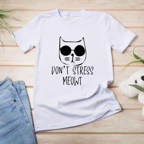 "Don't Stress Meowt" Unisex T-Shirt | Exclusive Cat Collection