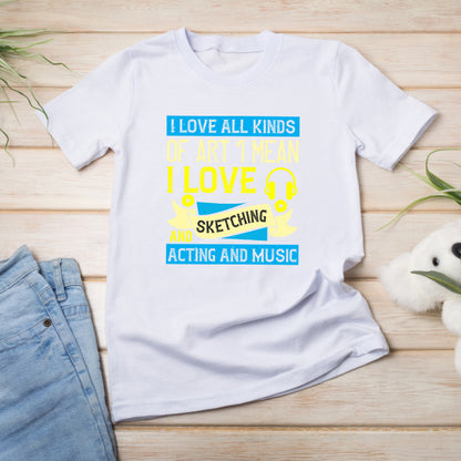 "I Love All Kinds of Art" Unisex T-Shirt | Equestrian Style