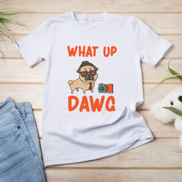 "What Up Dawg" Unisex T-Shirt | Ideal for Dog Lovers