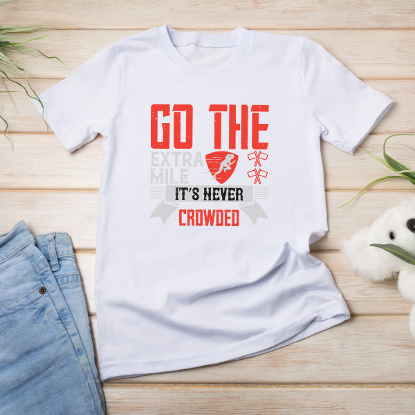 Go The Extra Mile Unisex T-Shirt | Ideal for Fitness Fans