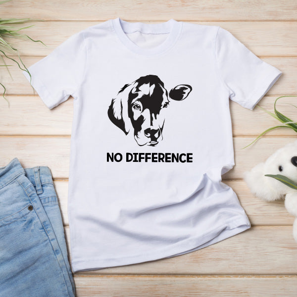 No Difference Unisex T-Shirt | Embrace Vegan Vibes | Shop Now